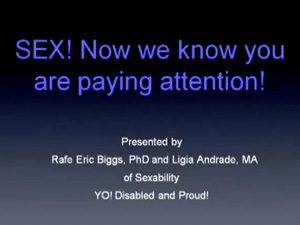 Click to view the webinar recording for Sexuality and Disability.